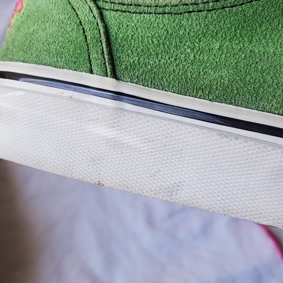 Vans x Sex Pistols Rowley Style 99s Leather Sneakers Green Mens Size 7/Women 8.5 - Picture 10 of 12